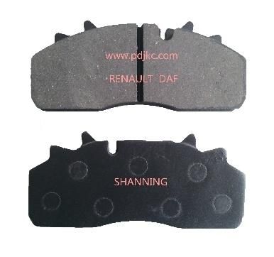 Cast Iron Back Plates Truck Brake Pads (WVA29115)