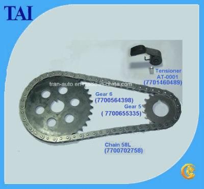 for Renault Auto Spare Parts (chain, gear, tensioner)