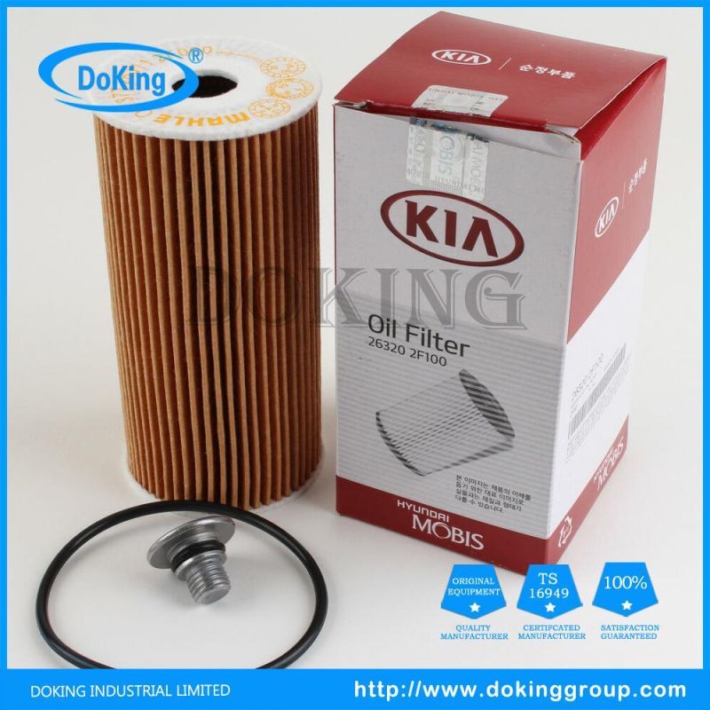 High Quality Auto Parts Oil Filter 26320-2f100 for Vehicles