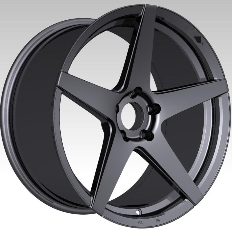 18 Inch Hot New Design Aftermarket 5 Spoke Car Rim Modified Racing Universal Car Custom Aluminum 18 Inch Alloy Wheels