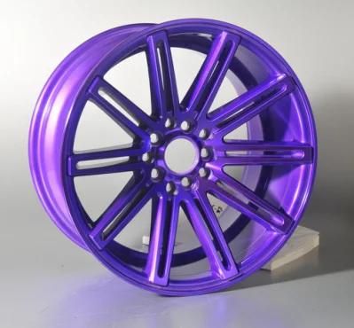 16X8.0 Matt Purple Wheel Rim Tuner