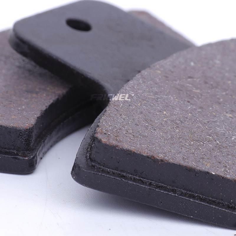 Fricwel Auto Parts High Quality Non-Asbestos Semi-Metal Brake Pads for Motorcycle Motobike