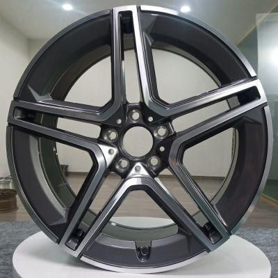 1 Piece Forged T6061 Alloy Rims Sport Aluminum Wheels for Customized Mag Rims Alloy Wheels &#160; with Gun Metal Machined Face for Benz