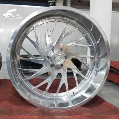 ISO9001 off Road 4X4 Car Rims 26 Inch Polish Alloy Wheels