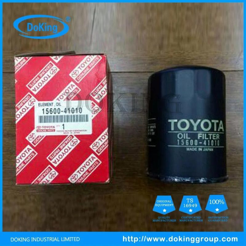 China Supply Oil Filterr 15600-41010 Toyota Auto Parts for Japan