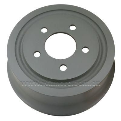 High Quality Painted/queit Auto Spare Parts Fullcast Brake Drum with ECE R90