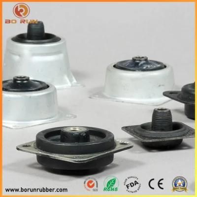 Custom Natural Rubber Shock Absorber Mount/Rubber Buffer for Heavy Duty Equipment