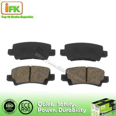 Auto Parts Semi-Metallic Ceramic Rear Disc Brake Pad for Toyota Corolla 0446602020 Gdb3289 D1216