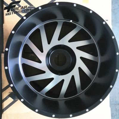 22*14 Inch Matt Black Machine Spoke Offroad Wheel of Aluminum High Quality