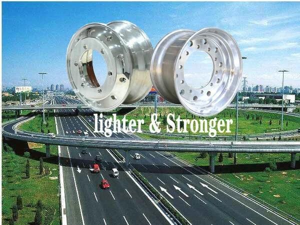 Aluminum Light Vehicle Wheels /Truck Wheels / Alloy Rims (22.5X8.25 22.5X7.5, 22.5X9.00)