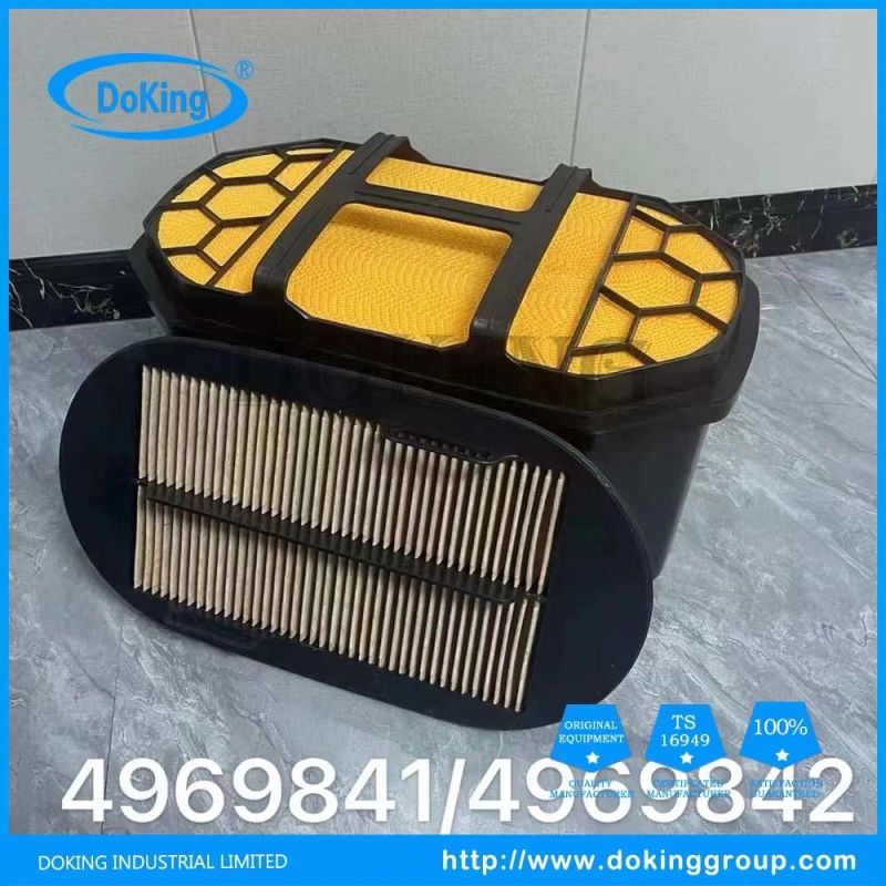 Good Market Auto Part Air Filter 4969841, 4969842 for Trucks