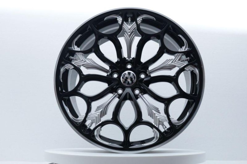 2-Pieces Forged Wheels Passenger Car Rims Aluminum Alloy Wheels Custom Wheel