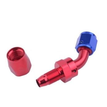 Car Tuning Aluminum 150 Degree Oil Fuel Fitting Adapter