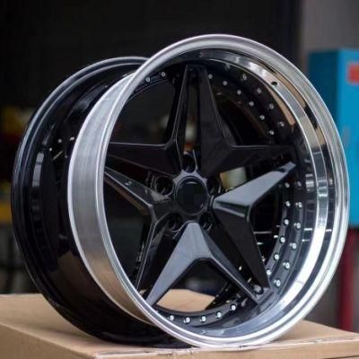 New Arrival 17*7 Inch 5X112 PCD Aluminum Car Alloy Passenger Deep Dish Rims Wheels From China Manufacture