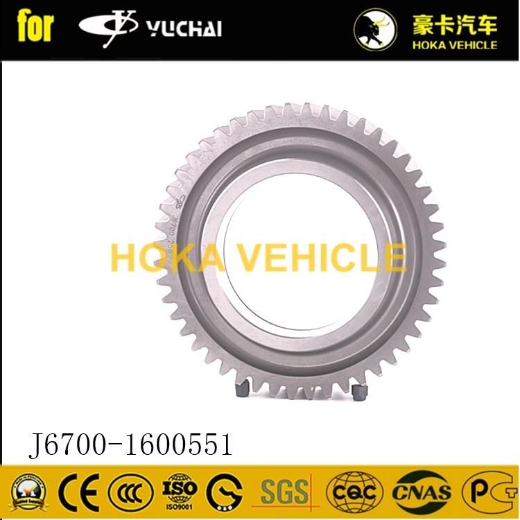 Original Yuchai Engine Spare Parts Idle Gear  J6700-1600551 for Heavy Duty Truck