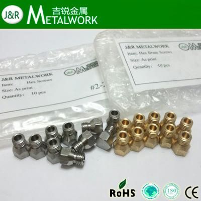 Lathe Part (lathe brass hex screw)