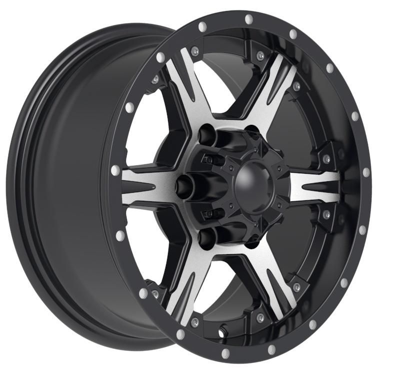 15X7.0 Inch 6X139.7 PCD 20 Et China Professional Forged Alumilum Alloy Wheel Rims Black Color Finish for Passenger Car Wheels Car Rims