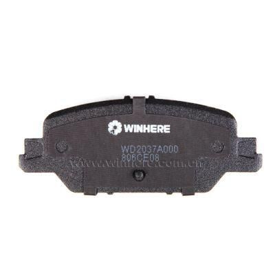 Auto Spare Parts Rear Brake Pad for OE#43022TLAA00