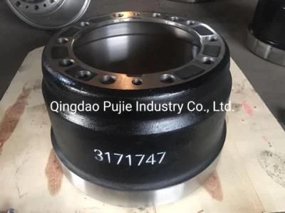 Heavy Duty Polish Truck Brake Drum 3171747