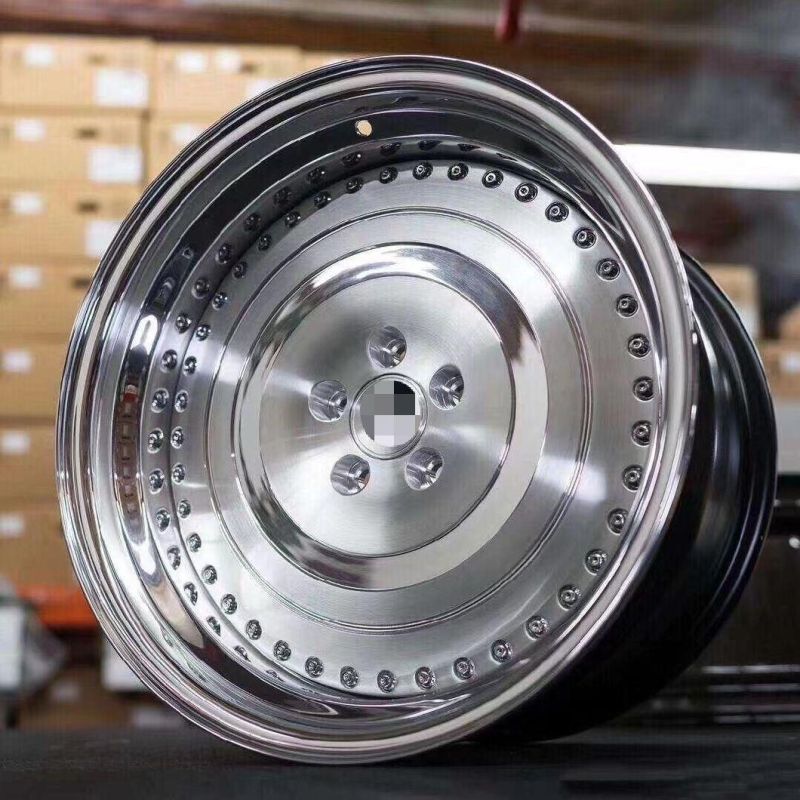 New Arrival 17*7 Inch 5X112 PCD Aluminum Car Alloy Passenger Deep Dish Rims Wheels From China Manufacture