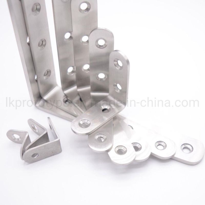 Factory Customized Aluminum/Sheet Metal Part L-Shape Support/Screen/Corner/Code/Furniture/Hardware Accessorie Part