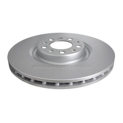 High Quality Painted/queit Auto Spare Parts Ventilated Brake Disc(Rotor) with ECE R90