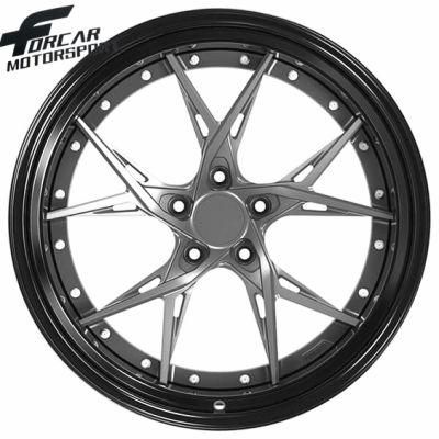 2-Pieses Customized Aluminum Car Wheel Rims