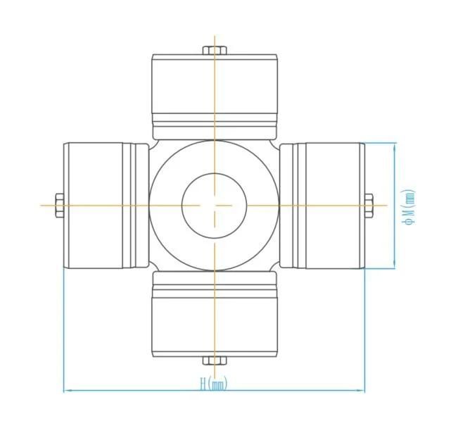 Lynnuo Uj006 Cardan Shaft Spare Parts Universal Bearing