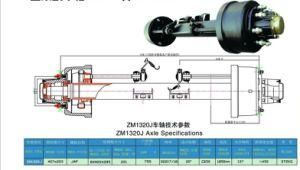 Trailer Axle Trailer Part Thailand Type Axle Zm Type Axle