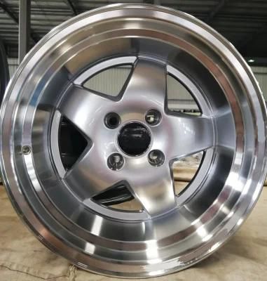 15X8.0 15X9.0 Inch Passenger Car Tires Et 15/20/25 PCD 4X100 Car Aluminum Alloy Wheel OEM/ODM/Customized Aftermarket Wheel