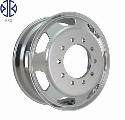 8.25X24.5 Truck Bus Trailer Dump Polished Forged Replica OEM Brandcheap Price 24.5 Inch Alloy Aluminum Wheel Rim