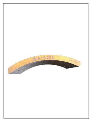 Brake Lining Asbestos Free Auto Spare Part (WVA: 19931 BFMC: SV/40/2) for European Truck