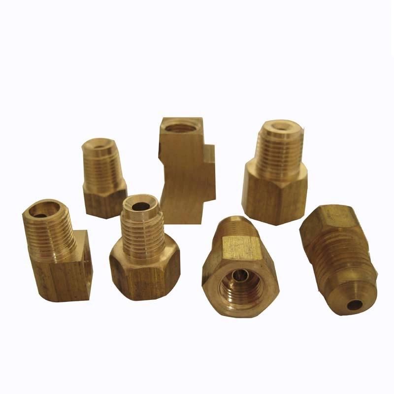 Brass Inverted Flare Adapter Brake Tube Connector Brass Hydraulic Brake Tube Adapter Coupling Brass Fuel Tube Nut