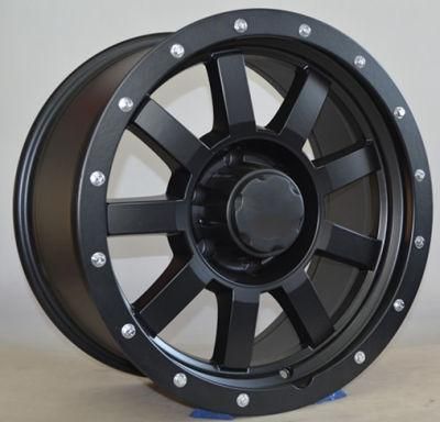 17 Inch 5X127 Black Offroad Wheels for 4X4 Trucks Wheels