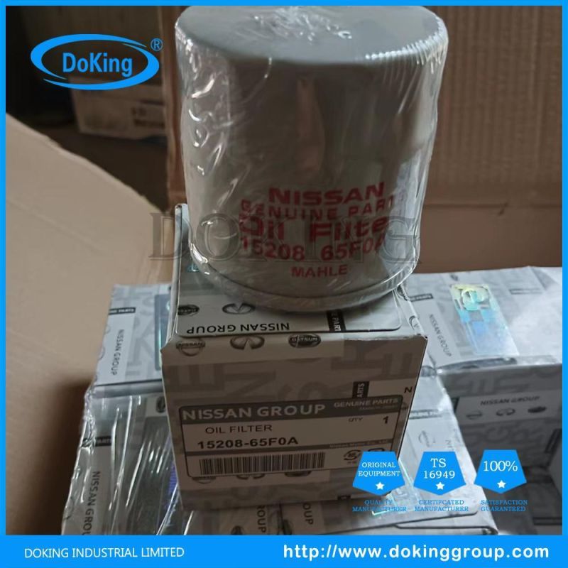 China Price Spare Parts 15208-65f0a Oil Filter Auto Parts