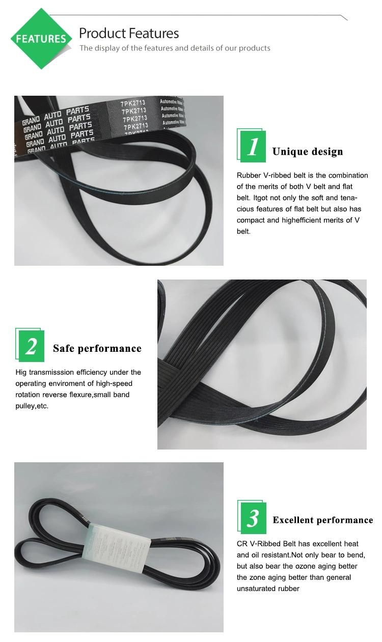 Wholesale Auto Spare Parts Rubber 5pk Pk Belt 5pk580