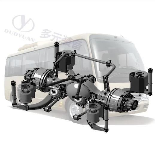 Rear Axle Assembly Double Decker Super Luxury Coach Low Floor Suspension and Assembly Axles Car Axle Assembly