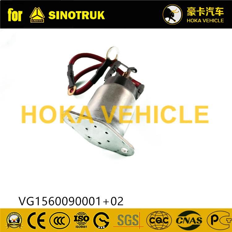 Original Sinotruk HOWO Starter Solenoid Valve Vg1560090001-002( for All Sinotruk Heavy Truck