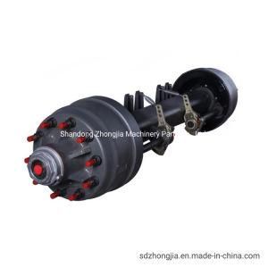 Capacity 13t 15t 16t Trailer Axle American Style Axle Outboard Axle Rear Axle Fuwa Axle for Semi-Trailer Parts and Truck Parts