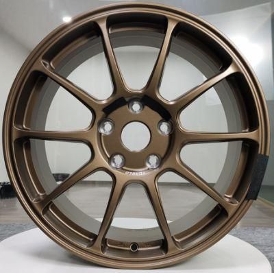 1 Piece Forged Alloy Rims Sport Aluminum Wheels for Customized Mag Rims Alloy Wheels &#160; with Bronze