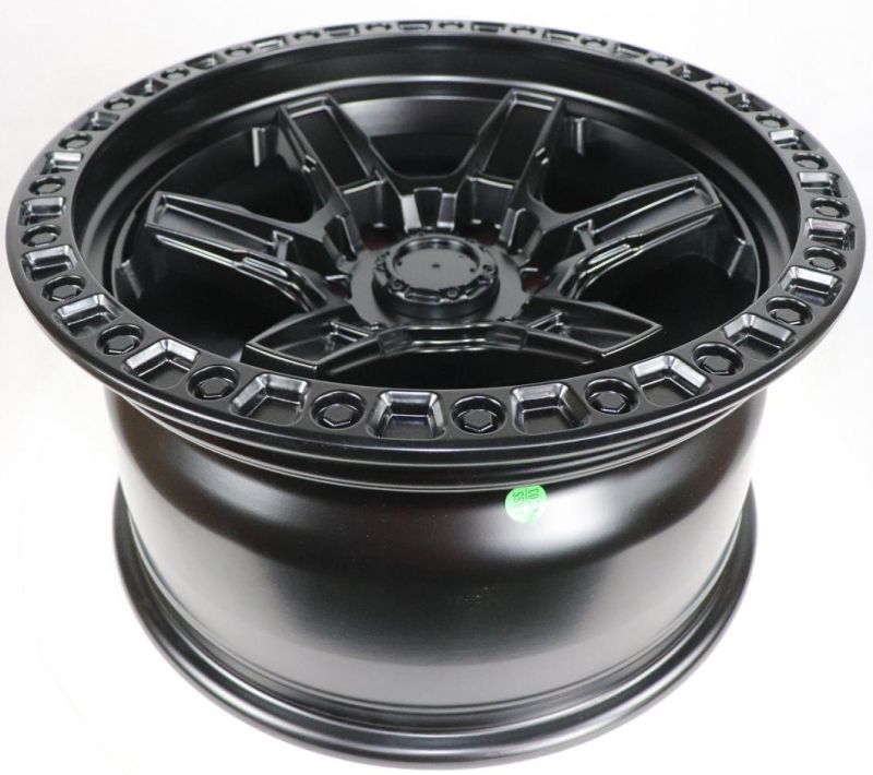 High Quality Low Price Black 17 Inch 6X139.7 Alloy Wheel for Car