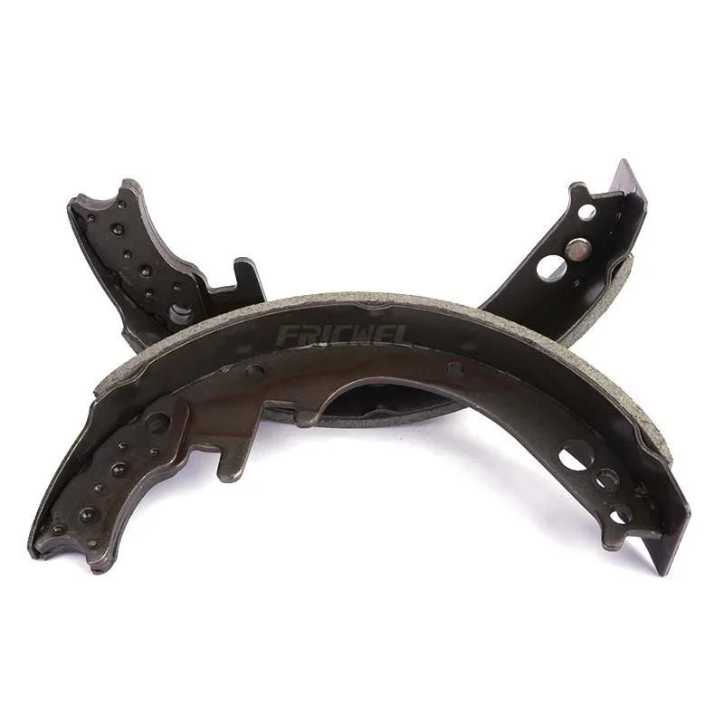 Customized ISO/Ts16949 Approved Non-Asbestos Nao Formula Black Particle Valeo Clutch Brake Shoes for Forklift