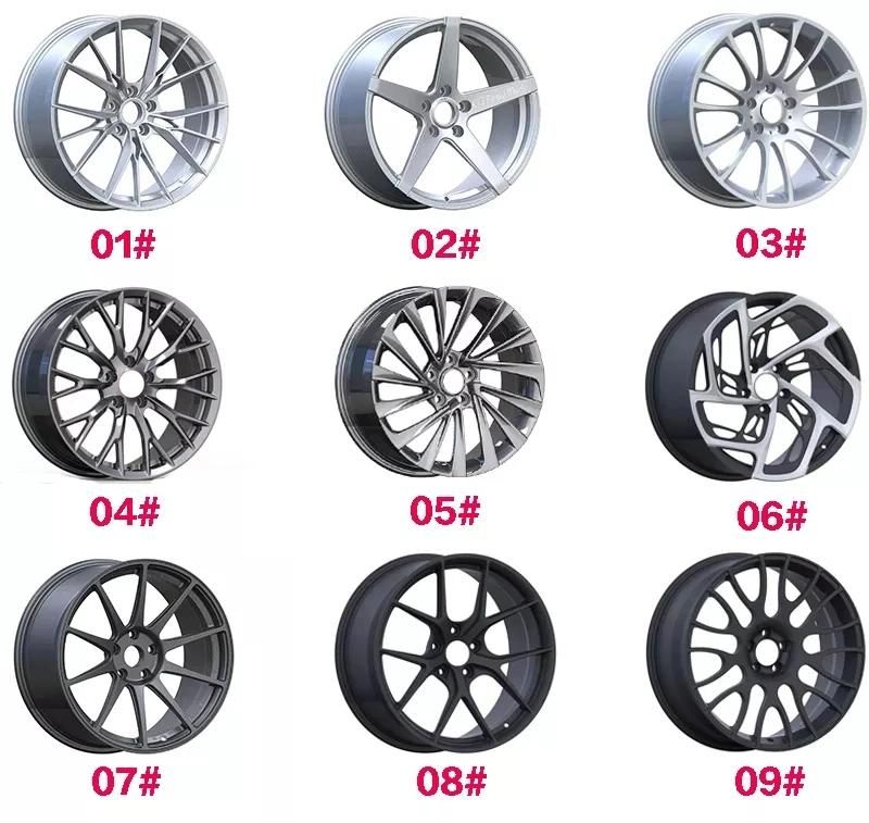 Wholesale 18 19 20 21 22 Inch 5X112 Aftermarket Alloy Luxury Car Wheels Rims Brush Silvery Bronze Wheels for 911