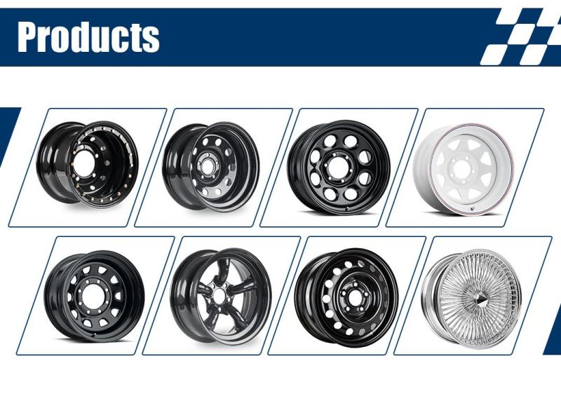Black Beadlock Steel Wheels Modular Wheel 16X8" 5X165