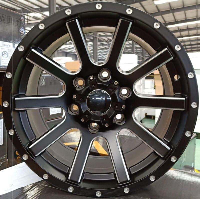 16X8.0 Inch Passenger Car Tires Et 0 PCD 6X139.7 Car Aluminum Alloy Wheels OEM/ODM/Customized Replica Wheel Hub