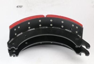 Truck Parts 4707 Brake Shoe Lining Assembly with Kit (PJTBS012)