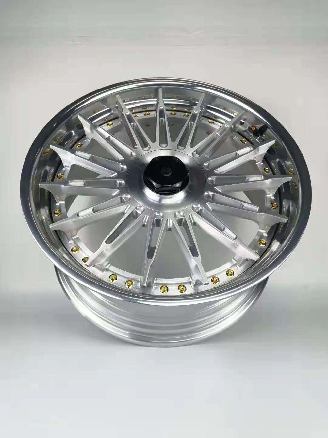 Hot Selling 15X7/17X7.5/18X8.5/19X8.5/20X8.5/20X9.5 Inch 4X100/4X114.3/5X100/5X114.3/5X112/5X120 Racing Car Concave Alloy Wheel Rim/Auto Aluminum Car Wheel