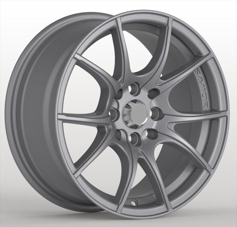 15/17 Inch 100/114.3 PCD 38 Et Alumilum Alloy Wheel Rims Silver Wheels for Passenger Car Wheel China Professional Manufacturer