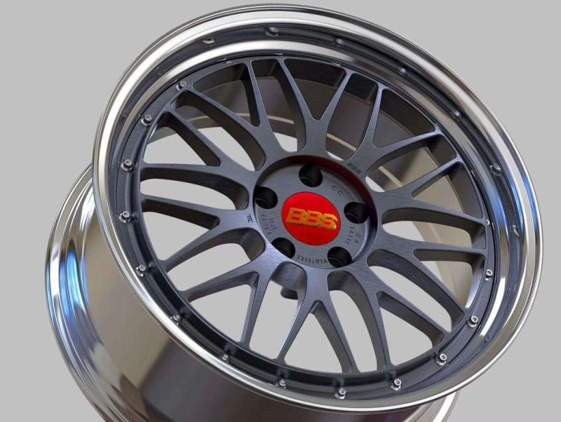 2 Piece Forged Car Wheels Aluminum Rims