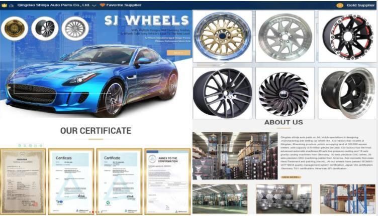 China Production Aftermarket Car Parts 18 19 20 Inch Alloy Wheel Rim